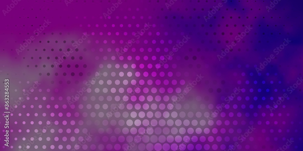 Light Purple vector background with spots. Illustration with set of shining colorful abstract spheres. Pattern for business ads. Light Purple vector background with spots. Illustration with set of shining colorful abstract spheres. Pattern for business ads.
