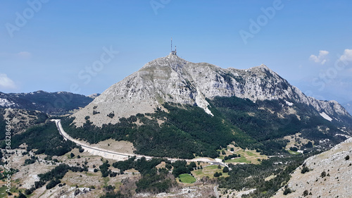 Lovcen mountain in Montenegro