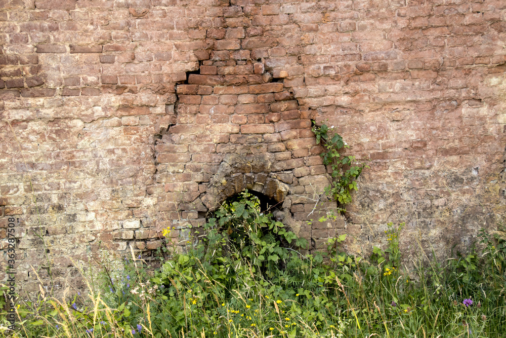 Ruin of an old field stone oven