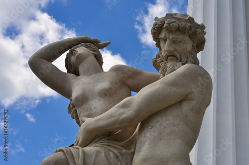 Sculpture of Pluto in Saint Petersburg.