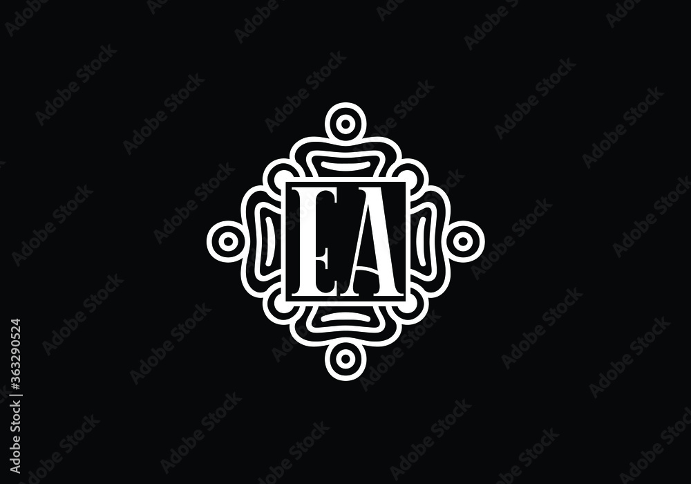 E A Initial Letter Logo design, Graphic Alphabet Symbol for Corporate Business Identity E A Initial Letter Logo design, Graphic Alphabet Symbol for Corporate Business Identity