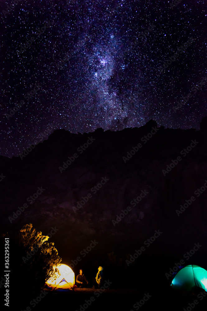 young people enjoy the stars in the elqui valley