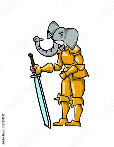 elephan warrior