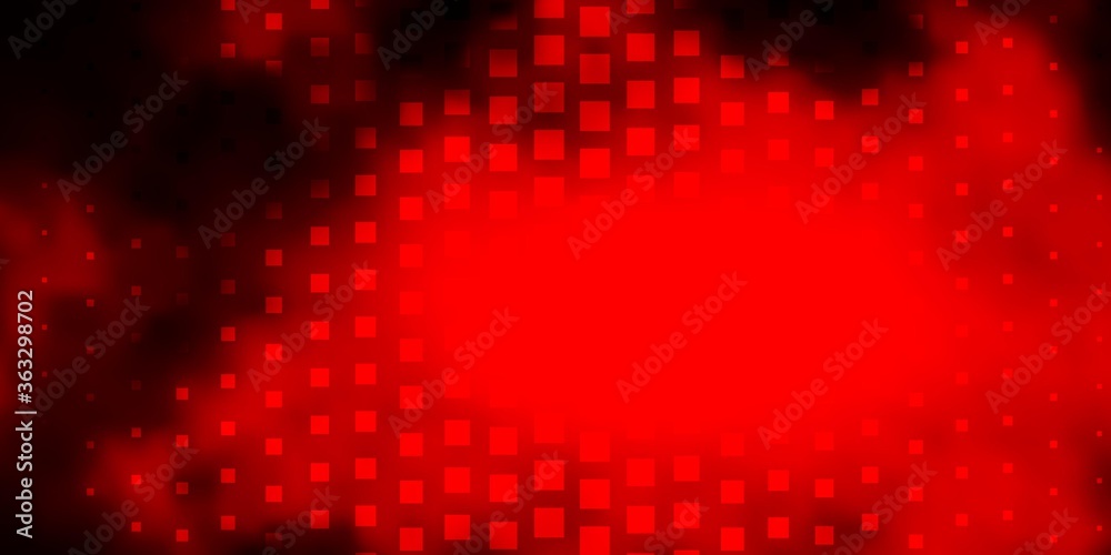Dark Red vector layout with lines, rectangles. Rectangles with colorful gradient on abstract background. Pattern for websites, landing pages.