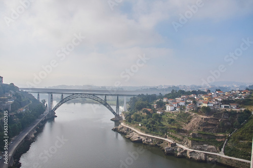 Bridge over the DUERO river in Porto.