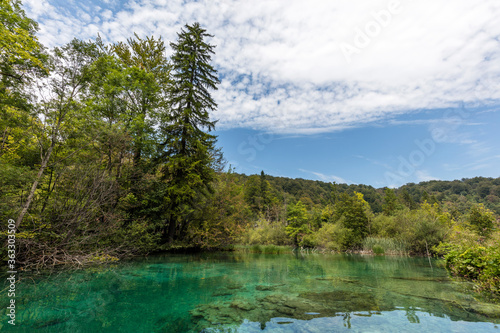Plitvice Lakes National Park, which is a UNESCO World Heritage site