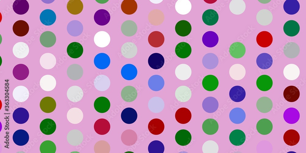 Light pink, green vector background with spots. Light pink, green vector background with spots.