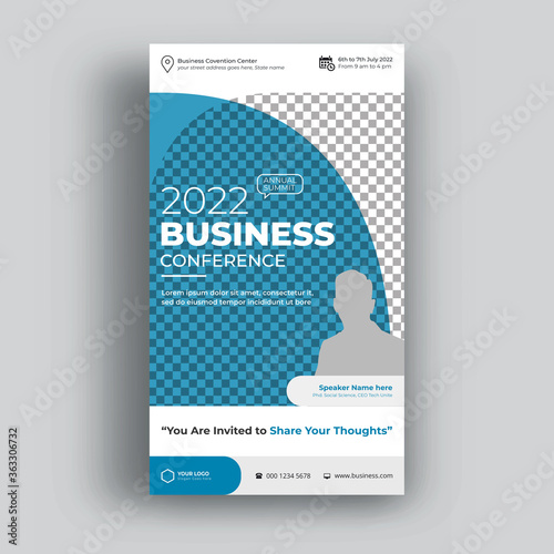 Business conference Instagram story template