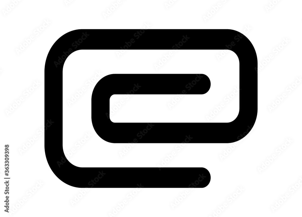 Attachment icon. Clip sign,attach icon vector. attach sign on white background. attach icon for web and app Attachment icon. Clip sign,attach icon vector. attach sign on white background. attach icon for web and app