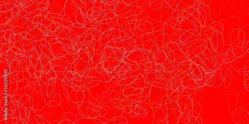 Light orange vector pattern with abstract shapes.