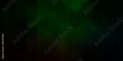 Dark Green vector backdrop with lines. Geometric abstract illustration with blurred lines. Best design for your posters, banners.