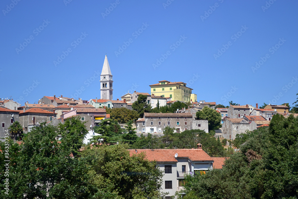 View of the town. City landscape , urban architecture, old town.