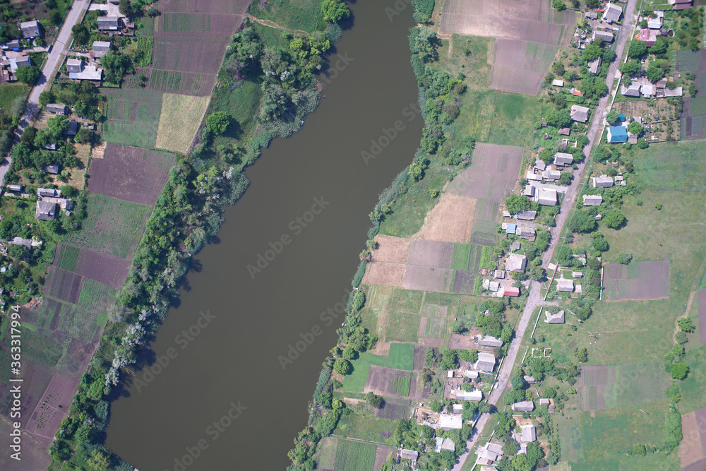 Fototapeta premium river coastline observation