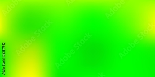 Light Green, Yellow vector blurred texture.