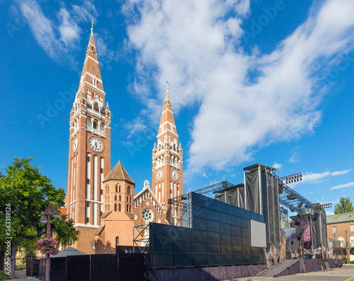 The cathedral of Szeged