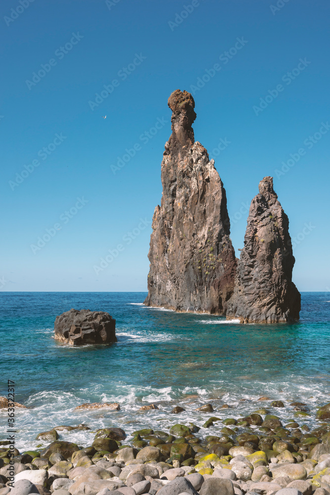 scenic sea rocks