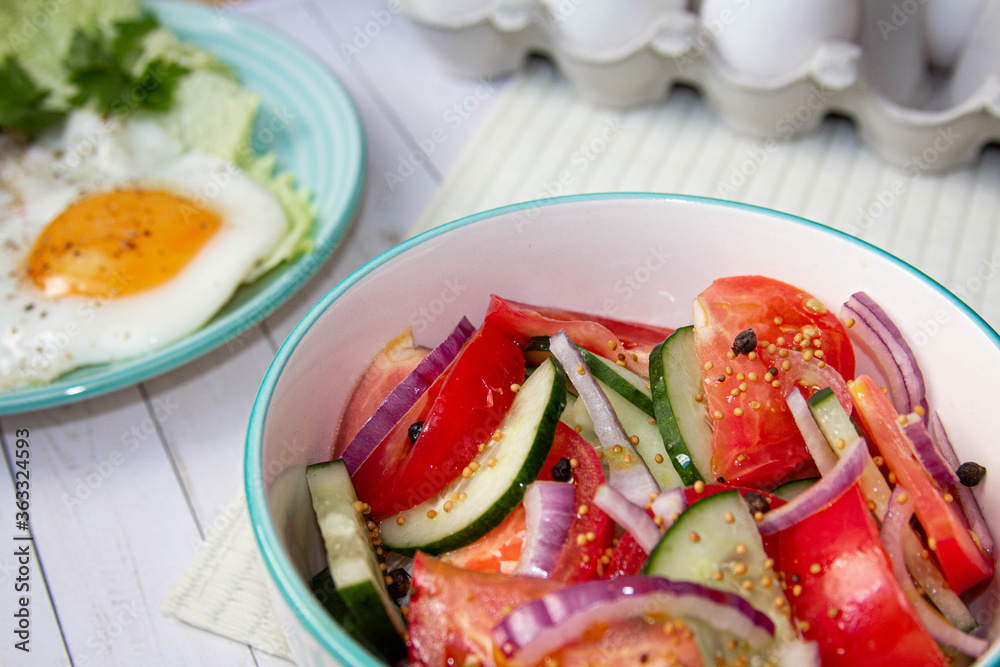 tomatoes and cucumbers salad with red onion tomatoes and cucumbers salad with red onion