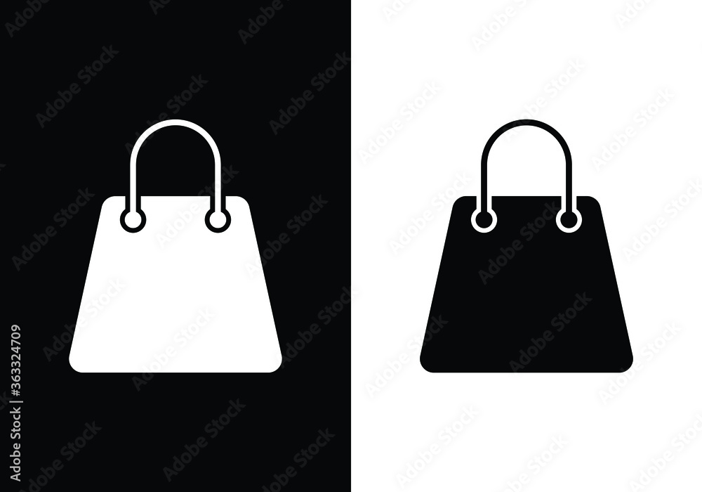 Shopping Bag Icon Vector Logo Template. eCommerce icon vector Illustration Design Shopping Bag Icon Vector Logo Template. eCommerce icon vector Illustration Design