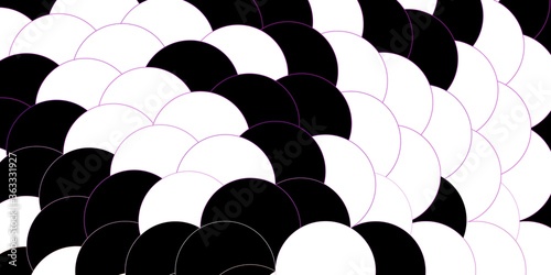 Dark Pink, Yellow vector background with bubbles. Abstract illustration with colorful spots in nature style. Design for posters, banners.