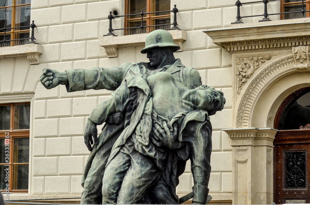 Obraz premium A beautiful view of Budapest city at Hungary.