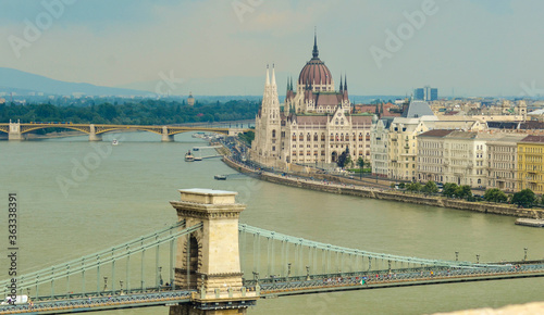 Photography A beautiful view of Budapest city at Hungary.