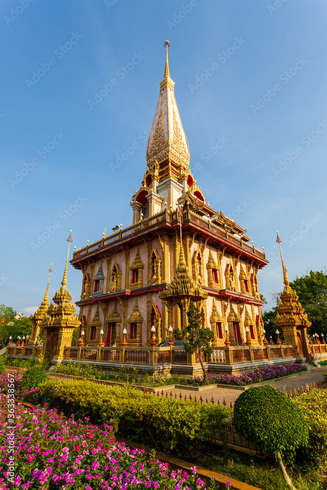 Wat Chalong Thai Temple Phuket Thailand