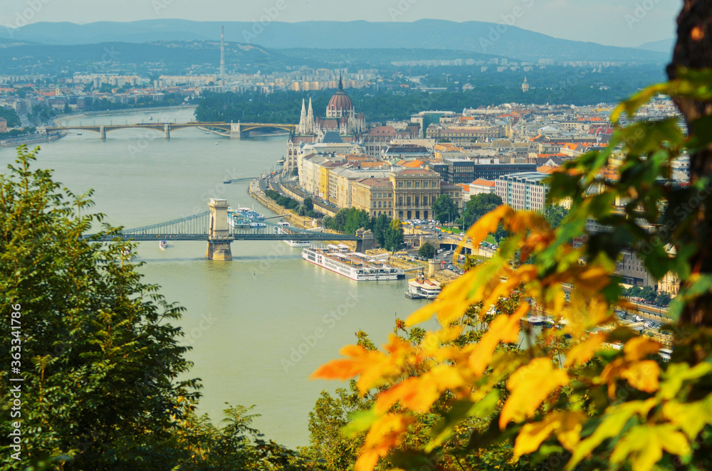 A beautiful view of Budapest city at Hungary.
