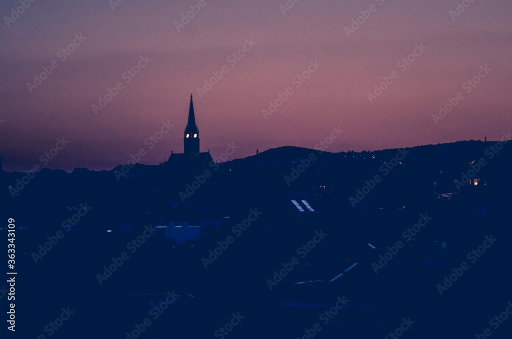 Obraz premium A beautiful view of Vienna city at Austria.