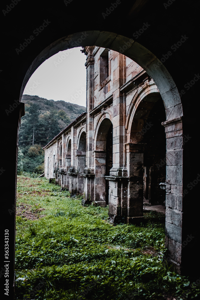 Abandoned monastery in Spain.
