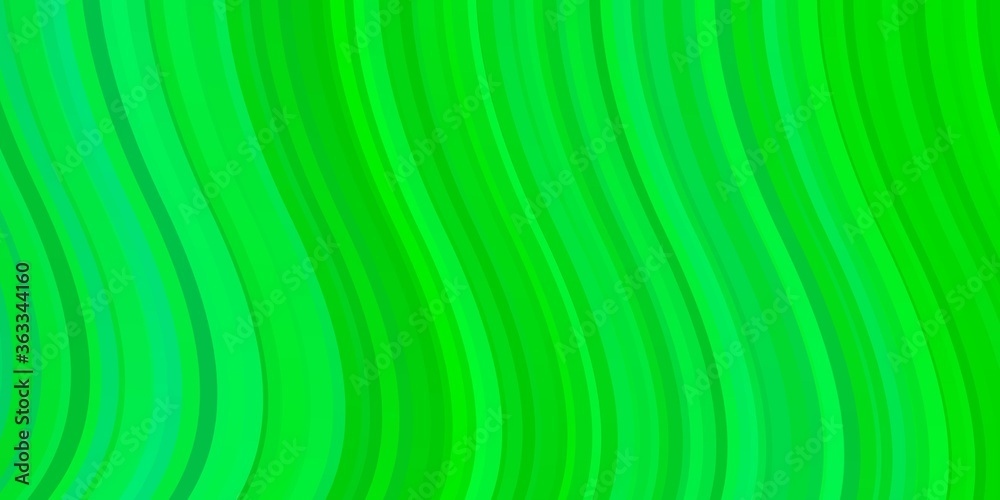 Light Green, Yellow vector layout with curves. Gradient illustration in simple style with bows. Best design for your ad, poster, banner. Light Green, Yellow vector layout with curves. Gradient illustration in simple style with bows. Best design for your ad, poster, banner.