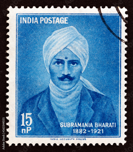 Tamil writer Subramania Bharati (India 1960) photo