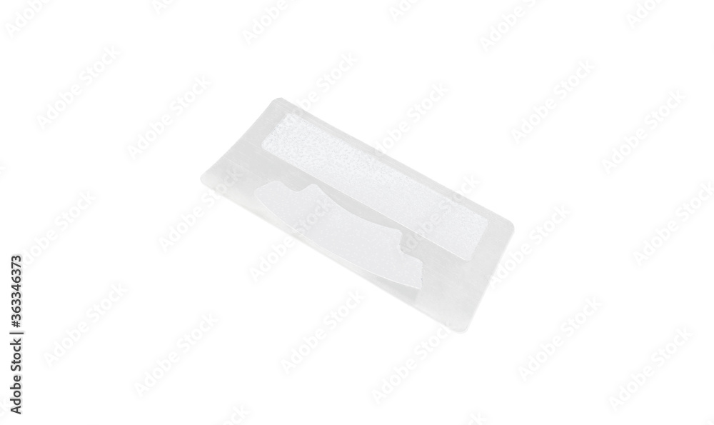 Whitening stripes for home dental whitening on white background. Dental hygiene. Whitening stripes for home dental whitening on white background. Dental hygiene.