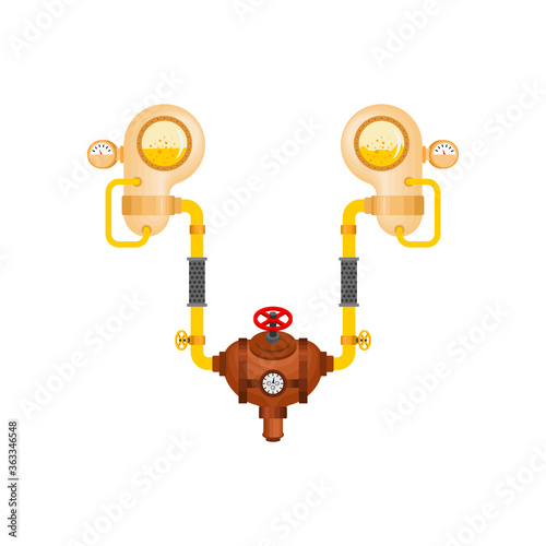 Metal Kidney and Bladder. Artificial organ. Cybernetics future. Robot Human anatomy. Robotic  Internal organs. Iron Cyborg Esophagus Organs systems body
