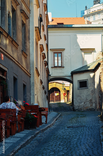 A beautiful view of Prague city at Czech Republic.