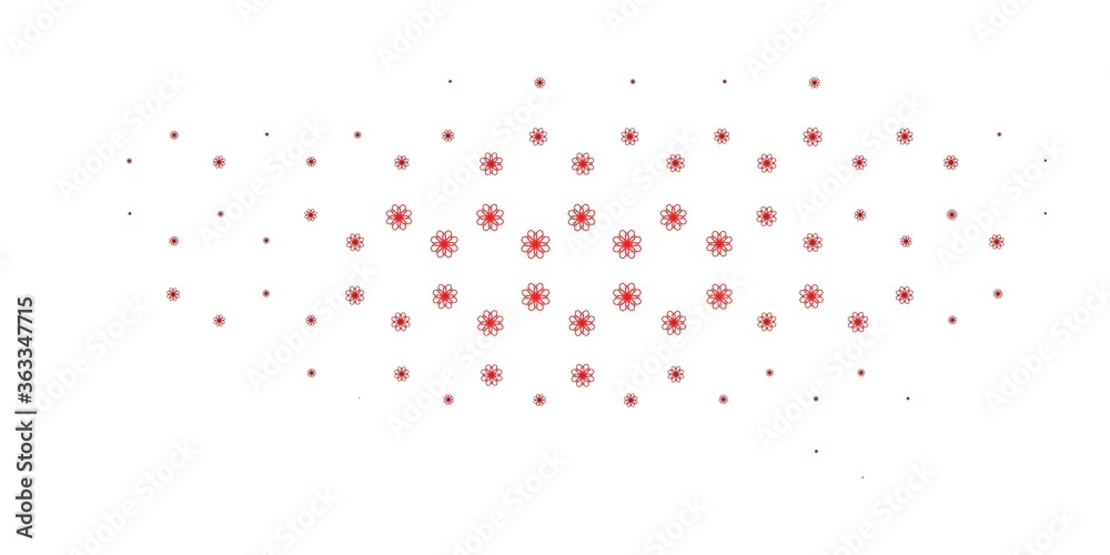 Light Green, Red vector pattern with lines.