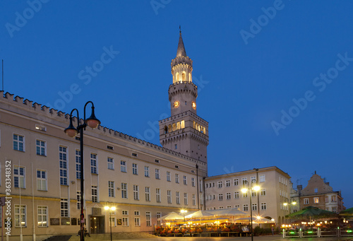 City hall in Opole, Silesia