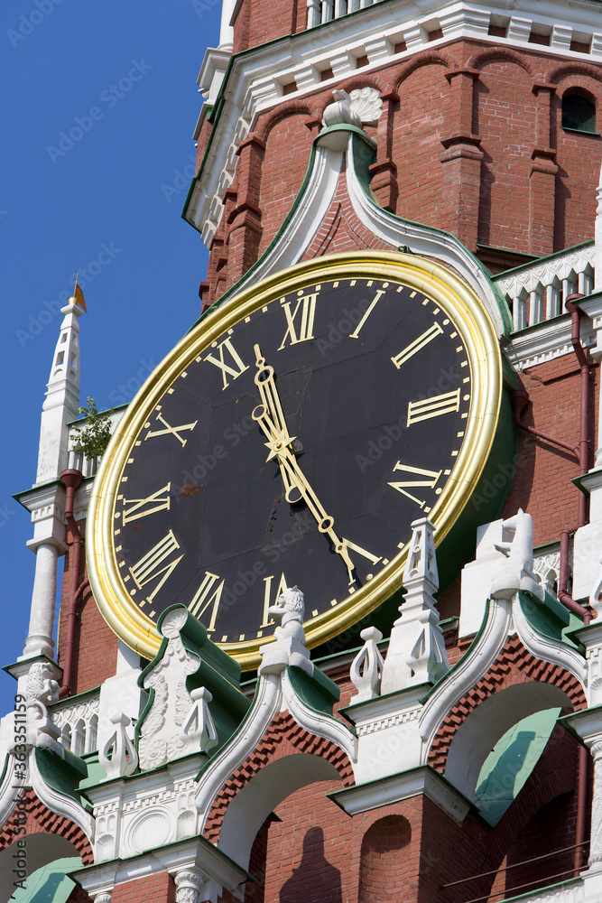 clock tower in moscow