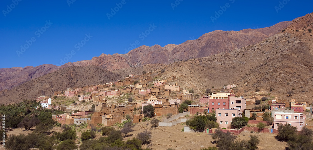 landscapein atlas mountain near agadir, morocco