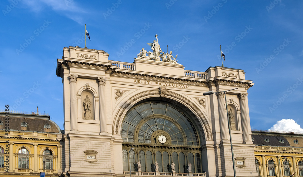 budapest keleti railway station in hungary