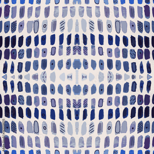 Abstract circles blue and purple  background . Abstract circles blue and purple hand drawn seamless pattern.	