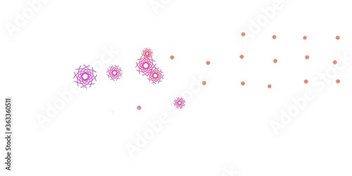 Light Pink, Red vector template with abstract forms.