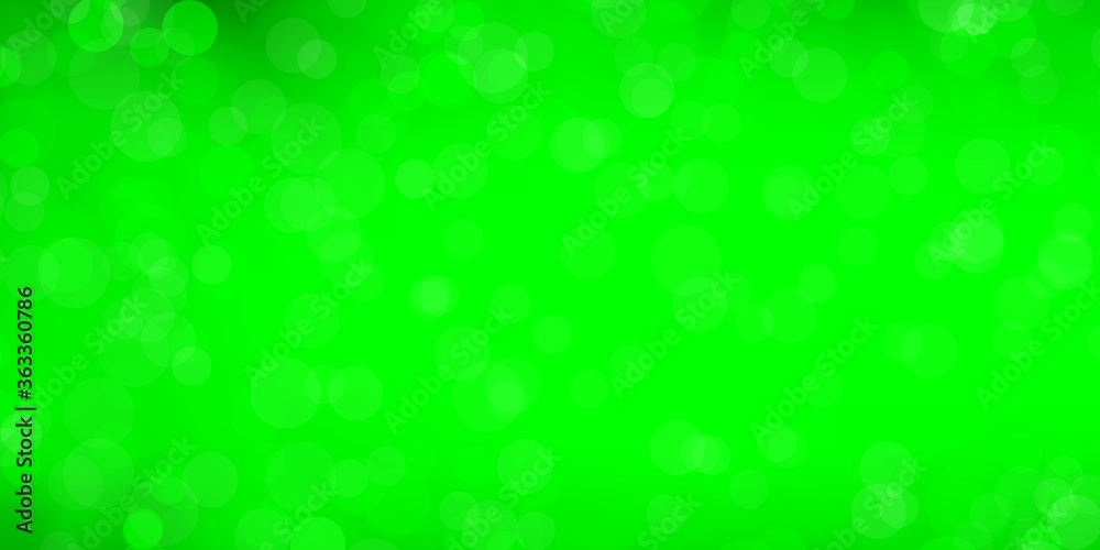 Light Green vector backdrop with circles. Modern abstract illustration with colorful circle shapes. New template for your brand book. Light Green vector backdrop with circles. Modern abstract illustration with colorful circle shapes. New template for your brand book.