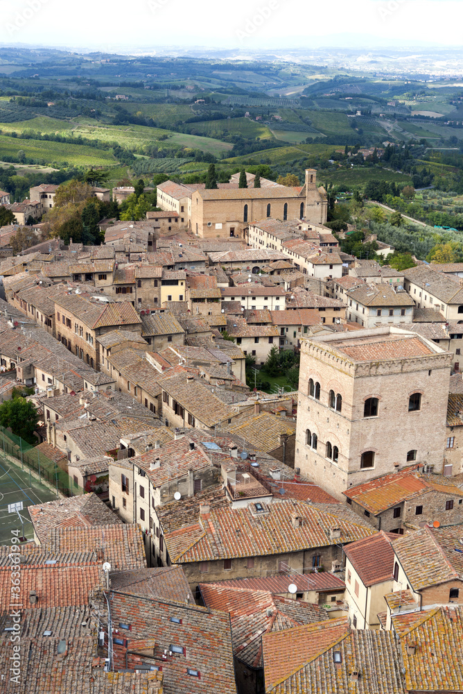 Medieval city of San Gimignano, Tuscany, Italy