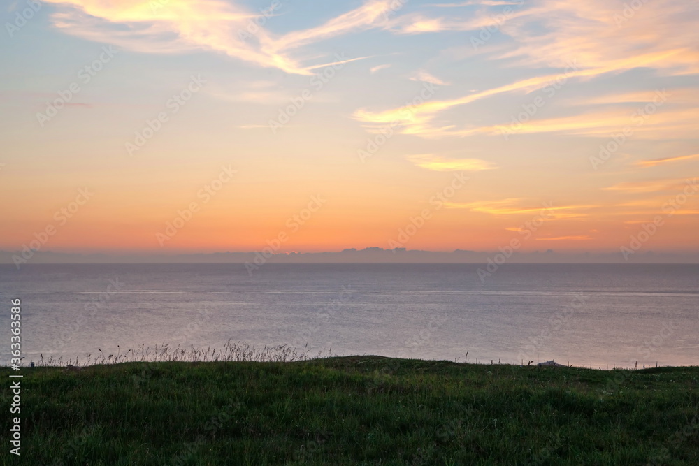 Sonnenaufgang auf Helgoland