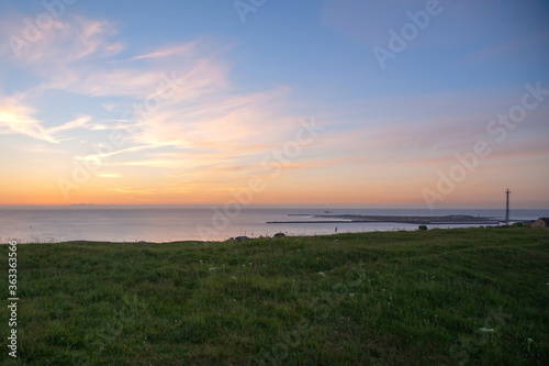 Sonnenaufgang auf Helgoland