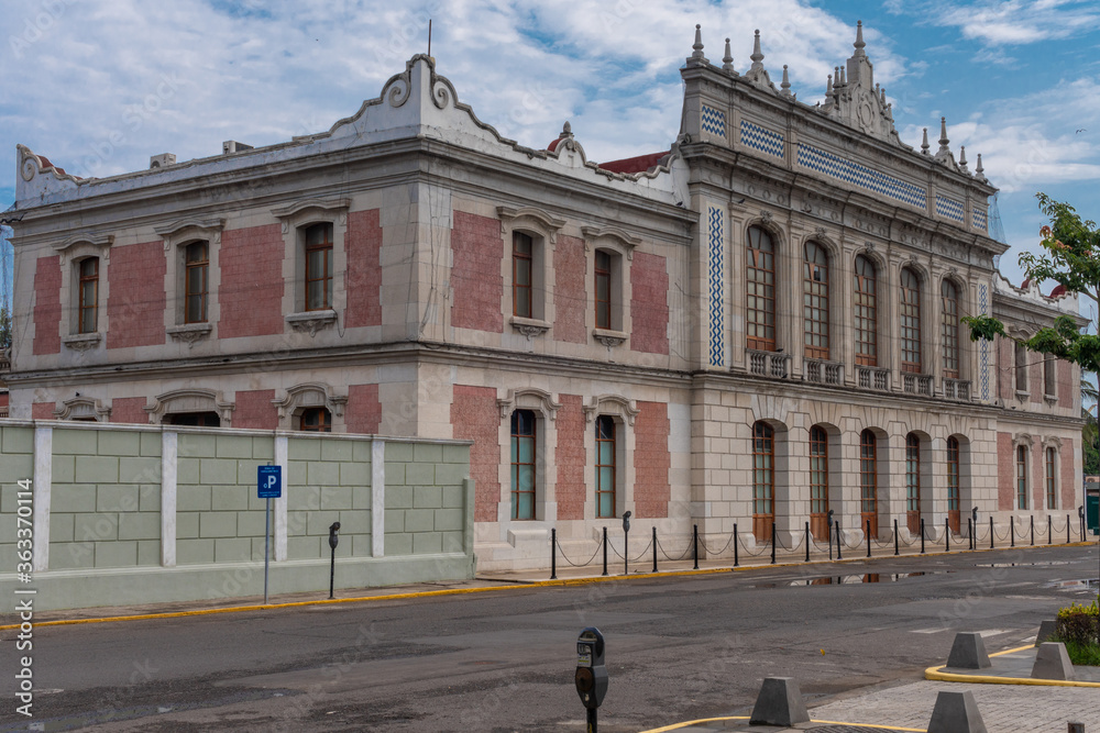 Impressions of the historic train station in Veracruz, Mexico
