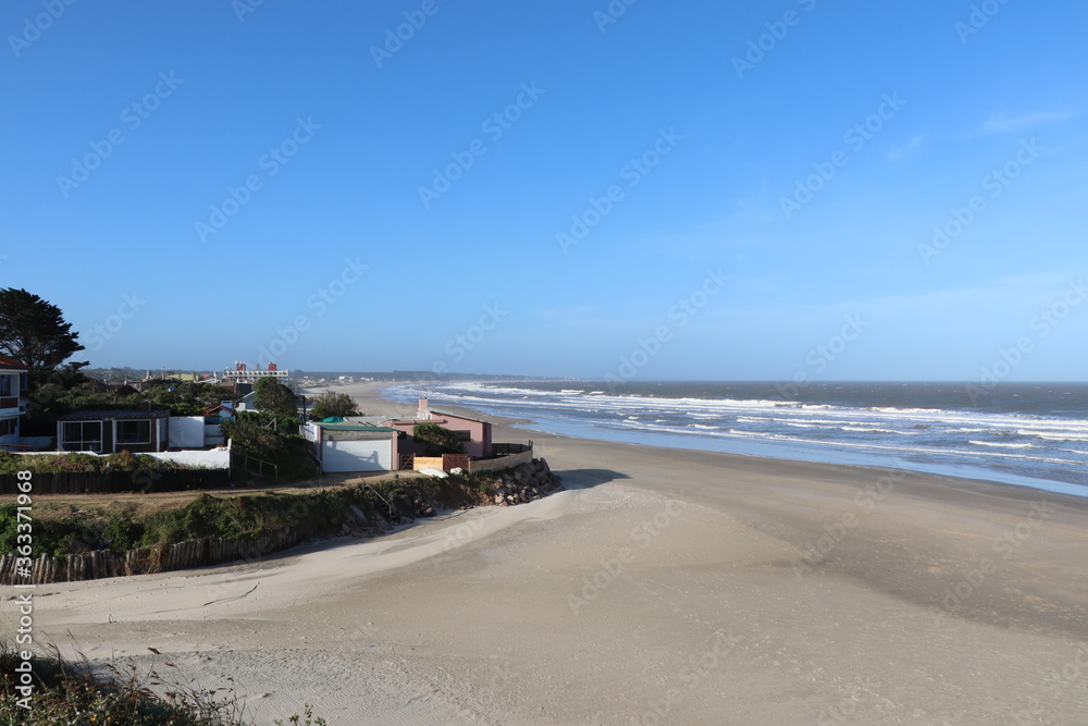 Spring on the Emerald Coast, La Balconada beach, La Paloma Municipality, Rocha Department, Uruguay