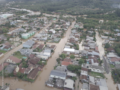 aerial view of paris