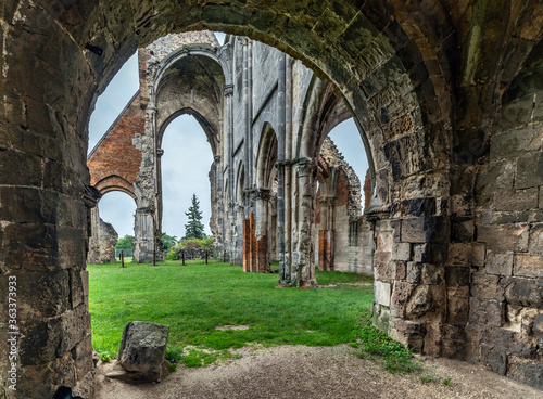 Ruins of Zsambek monastery church