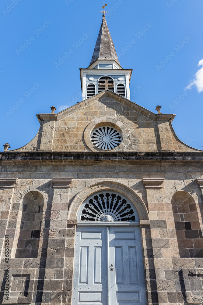 Fototapeta premium Church of the Assumption of Our Lady in Case-Pilote, Martinique, France